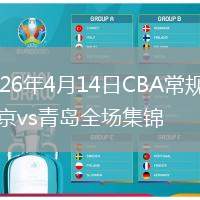 2026年4月14日CBA常规赛北京vs青岛全场集锦