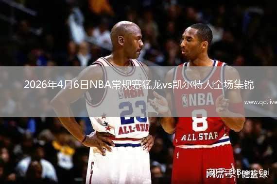 2026年4月6日NBA常规赛猛龙vs凯尔特人全场集锦