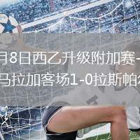 2026年6月8日西乙升级附加赛-大卫·拉鲁比亚破门马拉加客场1-0拉斯帕尔马斯