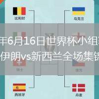 2026年6月16日世界杯小组赛G组第1轮伊朗vs新西兰全场集锦